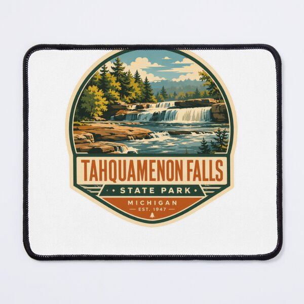 Item preview, Tahquamenon Falls State Park Michigan Est. 1947 Travel Souvenir Outdoor Nature designed and sold by Simsimah26Parks.
