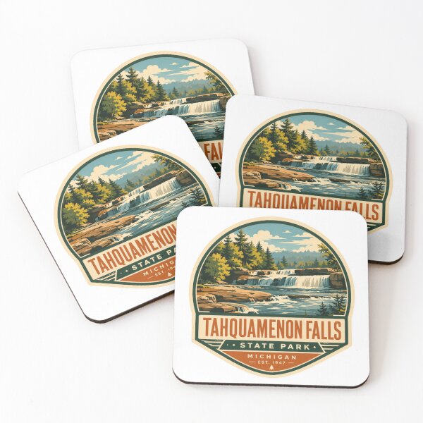 Item preview, Tahquamenon Falls State Park Michigan Est. 1947 Travel Souvenir Outdoor Nature designed and sold by Simsimah26Parks.