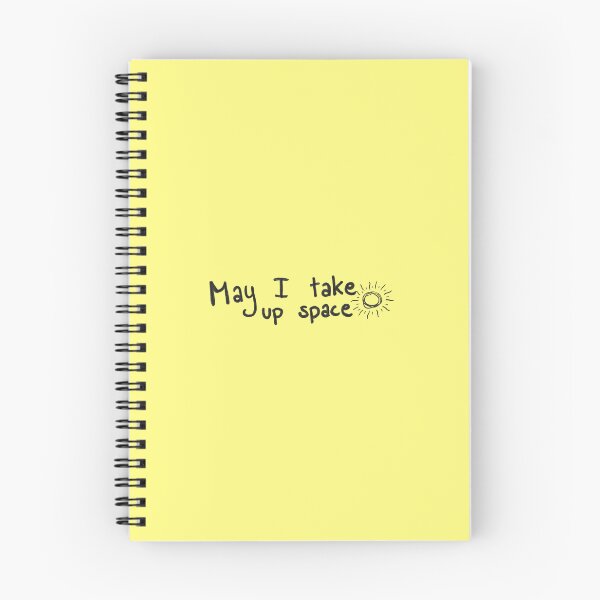 Item preview, May I take up space Motivational Text Handwritten Black Marker designed and sold by BOKEbyTC.