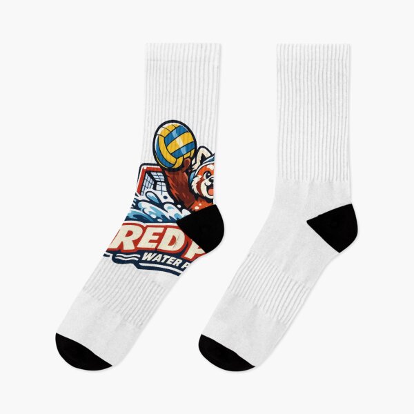 Item preview, Red Panda Water Polo Retro Sports Mascot designed and sold by TheRealTaria.