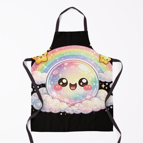 Item preview, Rainbow Bubble | Colorful Kawaii Typography Design designed and sold by VasiArtLab.