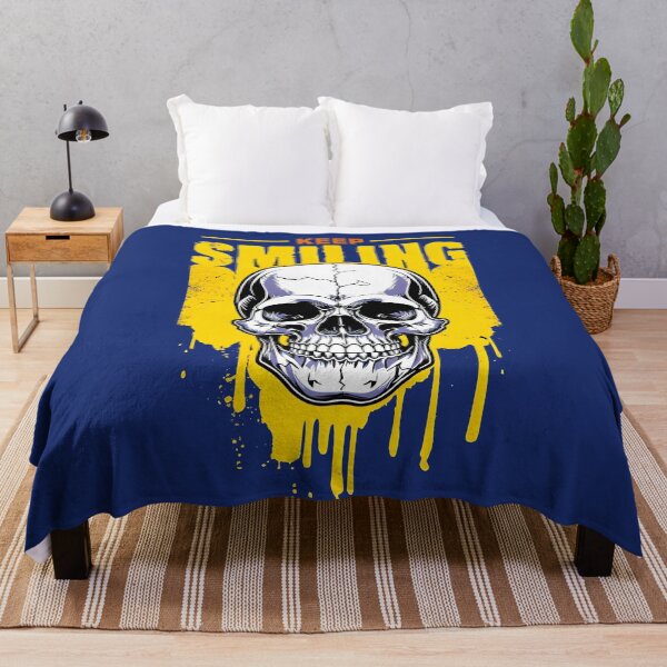 Item preview, Keep Smiling Skull - Funny Sarcastic Grunge Gamer Art designed and sold by A-M-G-Shop.