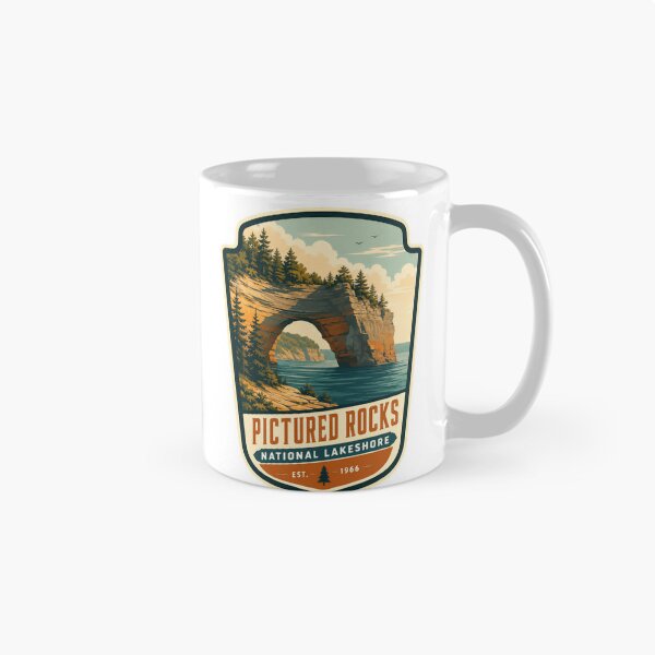 Item preview, Pictured Rocks National Lakeshore Est 1966 Michigan Travel Nature Explorer designed and sold by Simsimah26Parks.