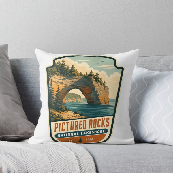 Item preview, Pictured Rocks National Lakeshore Est 1966 Michigan Travel Nature Explorer designed and sold by Simsimah26Parks.