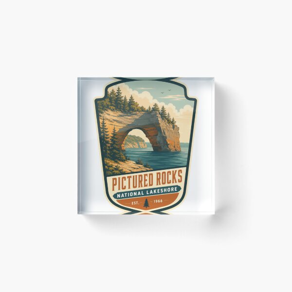Item preview, Pictured Rocks National Lakeshore Est 1966 Michigan Travel Nature Explorer designed and sold by Simsimah26Parks.