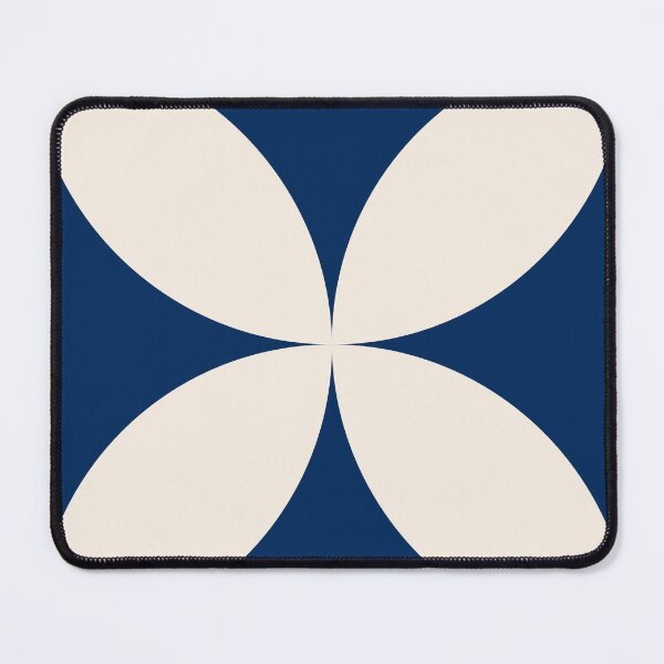 Item preview, Bauhaus Ausstellung Navy Blue Geometric Cross designed and sold by FaizArtShop.