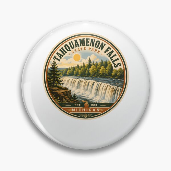 Item preview, Tahquamenon Falls State Park Michigan Travel Nature Waterfall designed and sold by Simsimah26Parks.