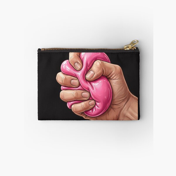 Item preview, Cute Pink Squishy Stress Relief Hand Sticker | Sensory Squeeze Toy Inspired | Kawaii Aesthetic designed and sold by Bhaskar Digital Art.