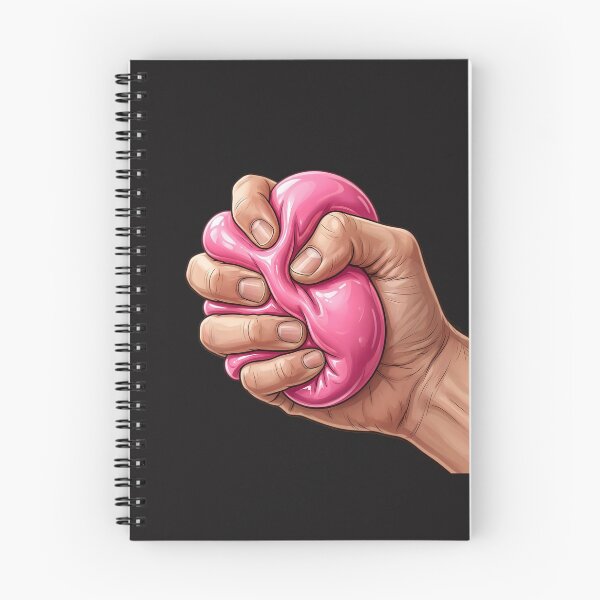 Item preview, Cute Pink Squishy Stress Relief Hand Sticker | Sensory Squeeze Toy Inspired | Kawaii Aesthetic designed and sold by Bhaskar Digital Art.