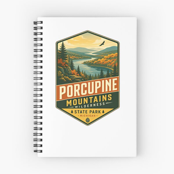Item preview, Porcupine Mountains Wilderness State Park Michigan Hiking Outdoors Travel Souvenir designed and sold by Simsimah26Parks.
