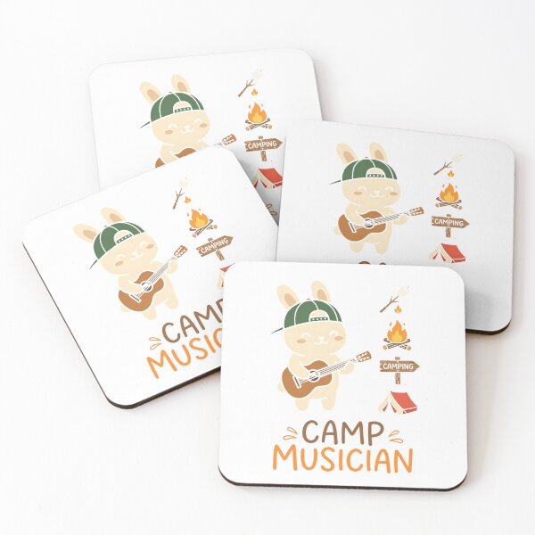Item preview, Camp musician cute bunny playing guitar Oversized T-Shirt designed and sold by Othinus.