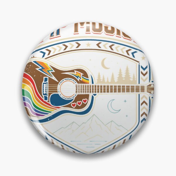 Item preview, Camp musician retro guitar and mountains Classic T-Shirt designed and sold by SavsMerch.