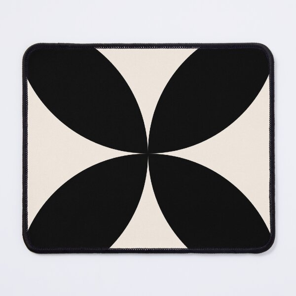 Item preview, Bauhaus Ausstellung Black And Cream Geometric Cross designed and sold by FaizArtShop.