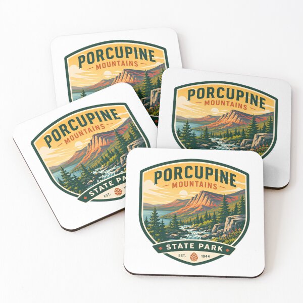 Item preview, Porcupine Mountains State Park Est. 1944 Michigan Outdoor Hiking Nature Travel Souvenir designed and sold by Simsimah26Parks.