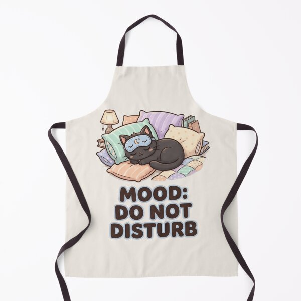 Item preview, Mood Do Not Disturb – Cute Sleepy Cat T‑Shirt & Sticker designed and sold by ZyxDes.