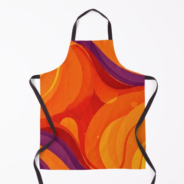 Item preview, Fluid Energy - Abstract curves in orange, yellow, and purple designed and sold by NeyhineAngelionShop.