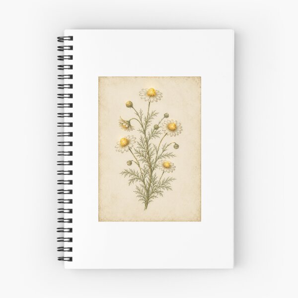 Item preview, Luminous Chamomile Botanical Print — Glowing Vintage Herbal Art for an Insomniac Tea Lover designed and sold by Brackenlume Studio.