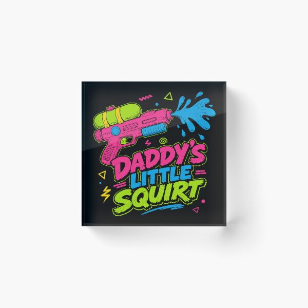 Item preview, Retro 90s Daddy's Little Squirt Water Gun designed and sold by Imaginationbeyond.