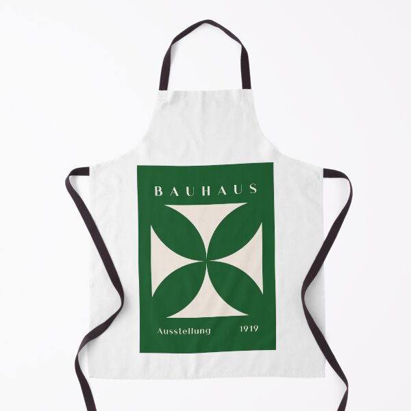 Item preview, Bauhaus Ausstellung Cream Geometric Cross on Green designed and sold by FaizArtShop.