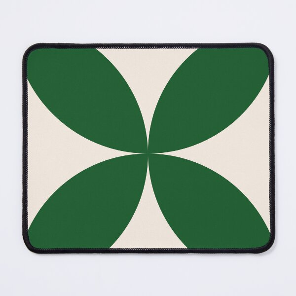 Item preview, Bauhaus Ausstellung Cream Geometric Cross on Green designed and sold by FaizArtShop.