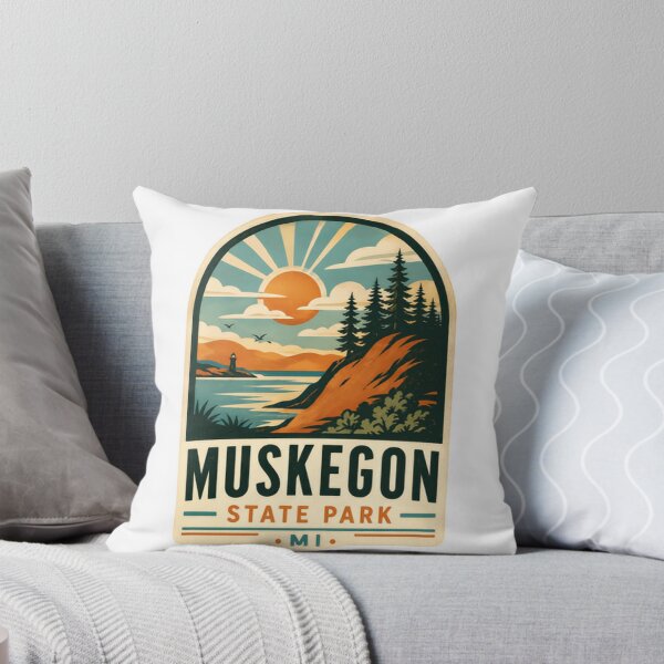 Item preview, Muskegon State Park Mi Michigan Travel Outdoor Adventure designed and sold by Simsimah26Parks.
