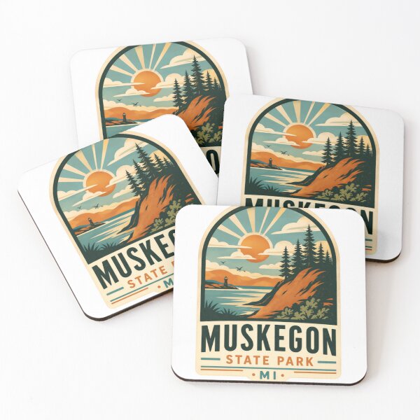 Item preview, Muskegon State Park Mi Michigan Travel Outdoor Adventure designed and sold by Simsimah26Parks.