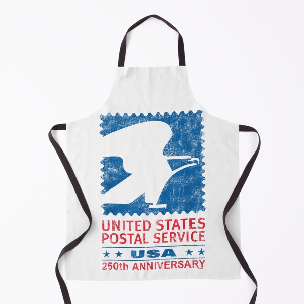 Item preview, United States Postal Service Distressed Blue Post Stamp Anniversary designed and sold by TrevorCantela.
