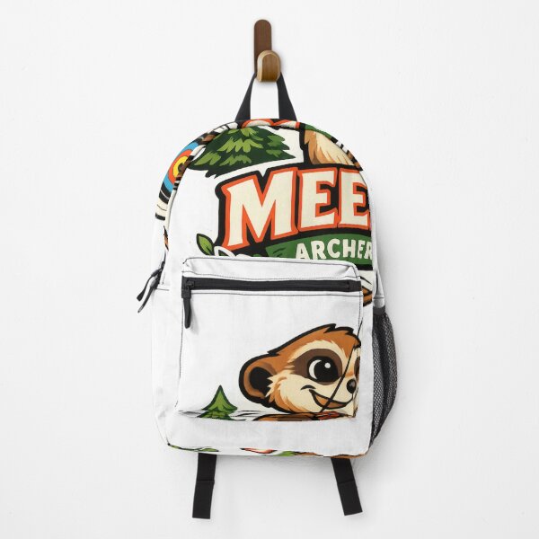 Item preview, Meerkat Archery Club Retro Sports Mascot designed and sold by TheRealTaria.