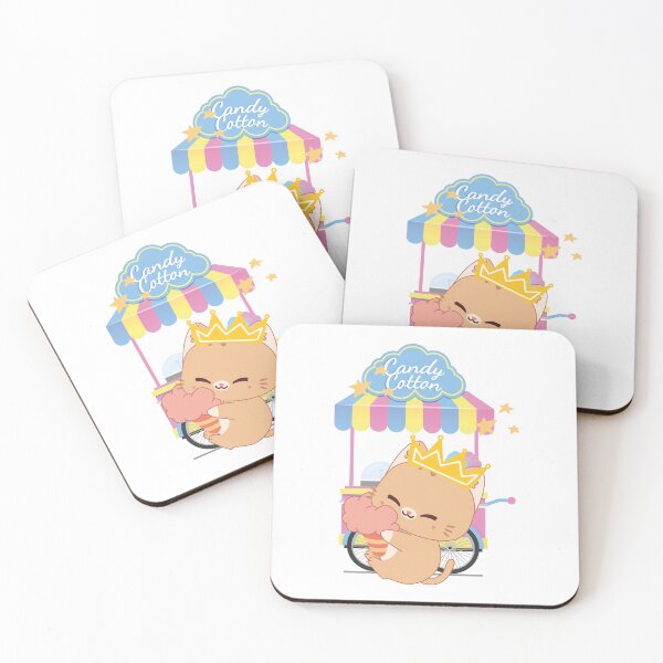Item preview, Cute Kawaii Cat Cotton Candy designed and sold by yuki-hana.