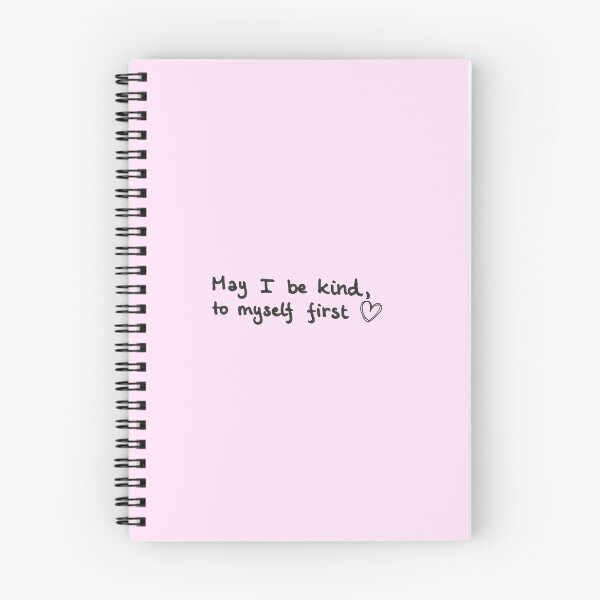 Item preview, May I be kind, to myself first <3 Motivational Text Handwritten Black Marker designed and sold by BOKEbyTC.