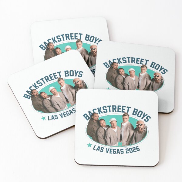 Item preview, Backstreet Boys Las Vegas Group Portrait Turquoise Frame Music Retro designed and sold by TrevorCantela.