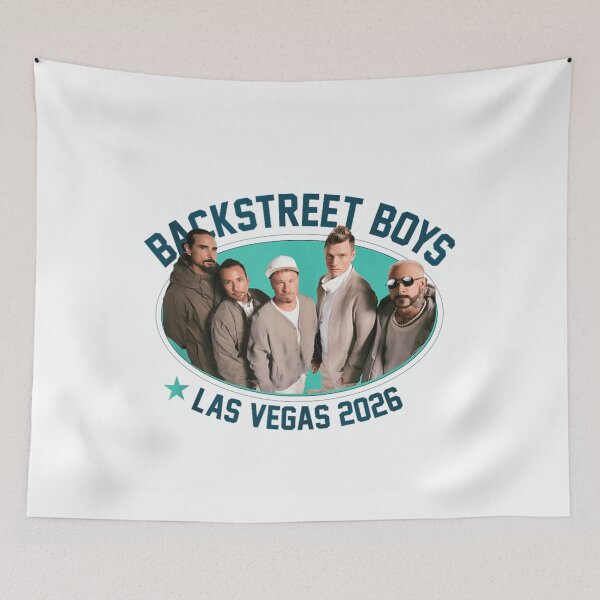 Item preview, Backstreet Boys Las Vegas Group Portrait Turquoise Frame Music Retro designed and sold by TrevorCantela.