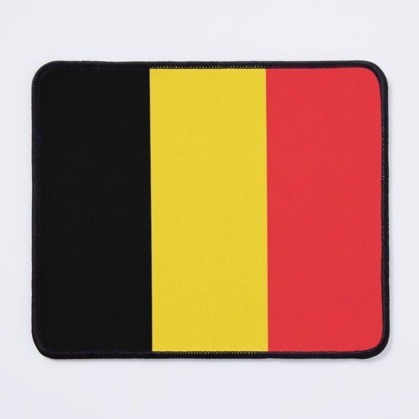 Item preview, Belgium Flag Square Sticker - Patriotic Belgian Pride designed and sold by raedattia.