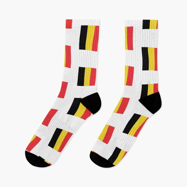 Item preview, Belgium Flag Square Sticker - Patriotic Belgian Pride designed and sold by raedattia.