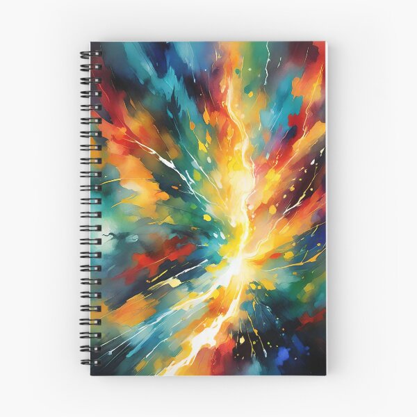 Item preview, Cosmic Burst - Explosion of colors and abstract energy designed and sold by NeyhineAngelionShop.