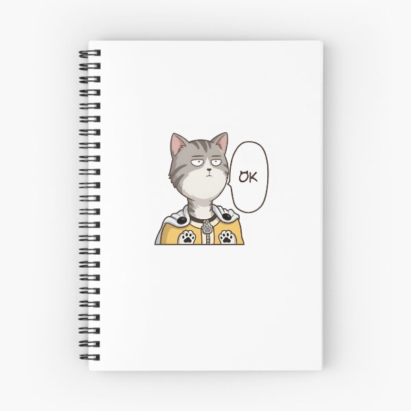 Item preview, Saitama OK Cat Meme Sticker designed and sold by MGArtiste.