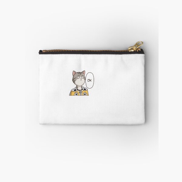 Item preview, Saitama OK Cat Meme Sticker designed and sold by MGArtiste.