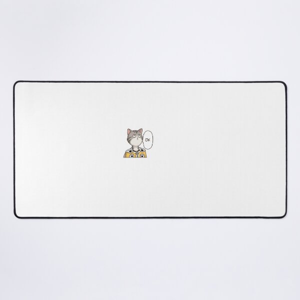 Item preview, Saitama OK Cat Meme Sticker designed and sold by MGArtiste.