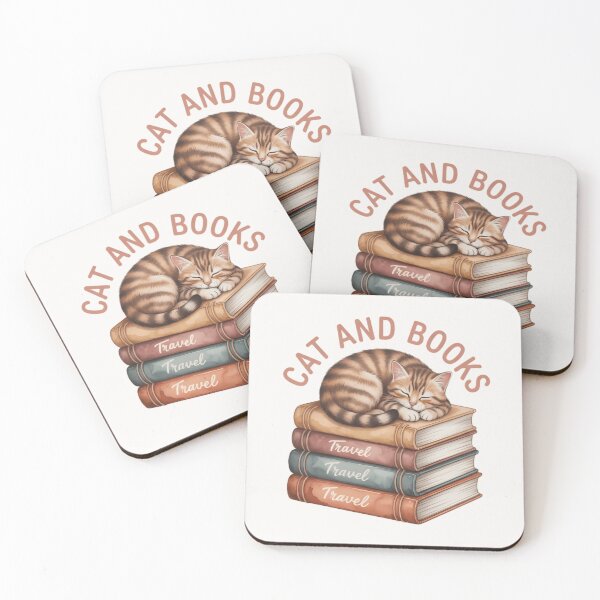 Item preview, Cat and Books Cute Sleeping Cat Reading Sticker – Cozy Bookworm Kitty T-Shirt Gift for Book Lovers designed and sold by ZyxDes.