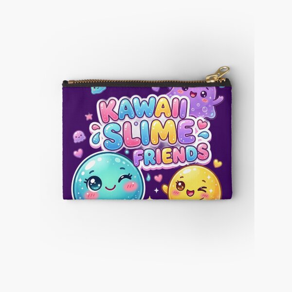 Item preview, Kawaii Slime Friends Cute Pastel Cartoon Sticker | Adorable Bubble Slime Character | Kawaii Aesthetic Gift designed and sold by Bhaskar Digital Art.