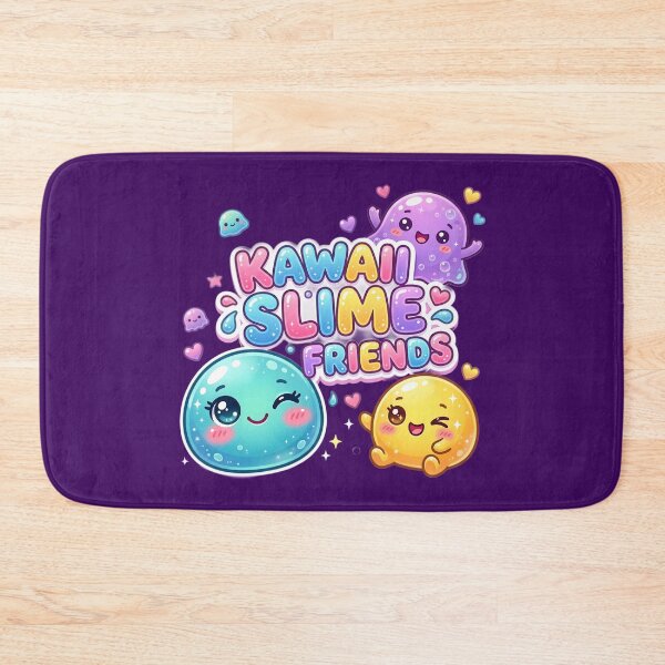 Item preview, Kawaii Slime Friends Cute Pastel Cartoon Sticker | Adorable Bubble Slime Character | Kawaii Aesthetic Gift designed and sold by Bhaskar Digital Art.