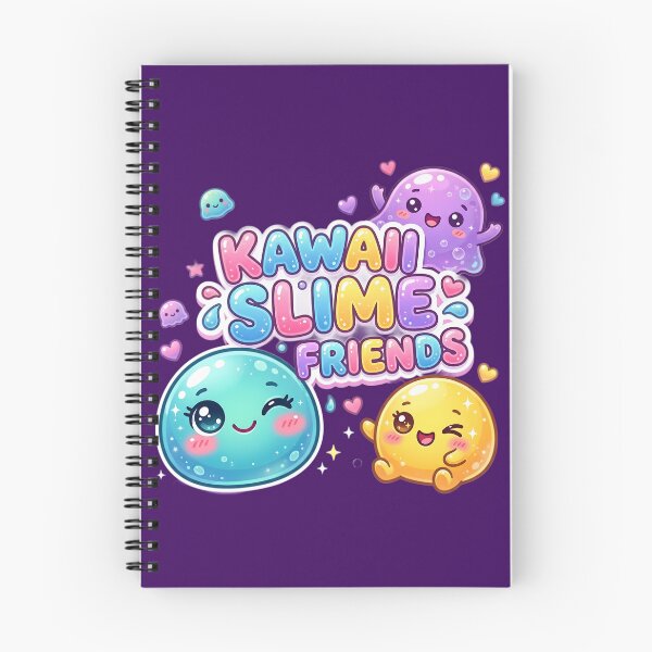 Item preview, Kawaii Slime Friends Cute Pastel Cartoon Sticker | Adorable Bubble Slime Character | Kawaii Aesthetic Gift designed and sold by Bhaskar Digital Art.