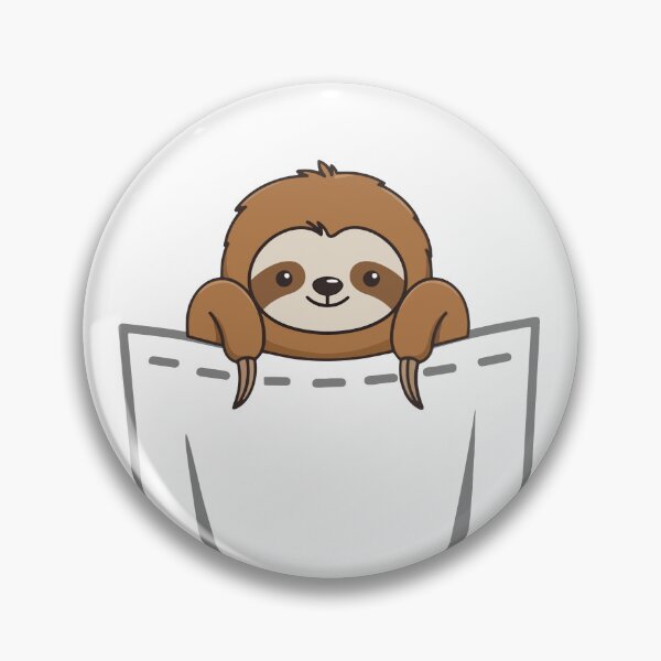 Item preview, Cute Pocket Sloth designed and sold by BobaTeeStore.