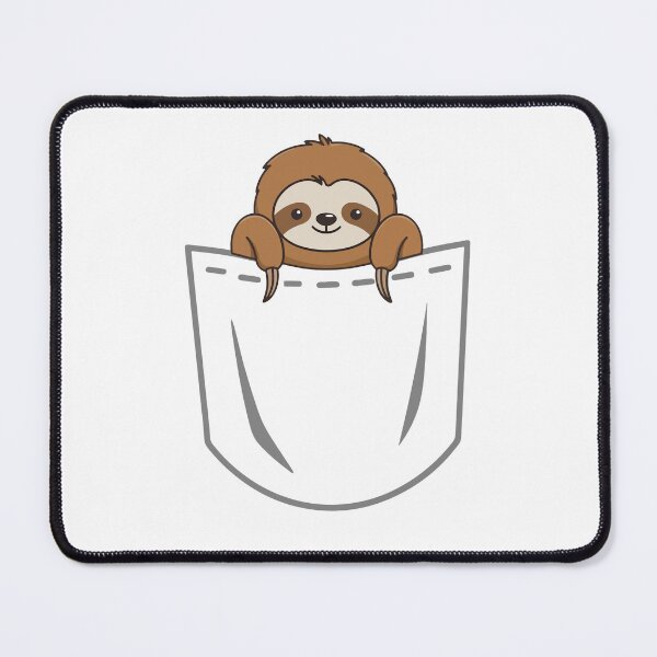 Item preview, Cute Pocket Sloth designed and sold by BobaTeeStore.