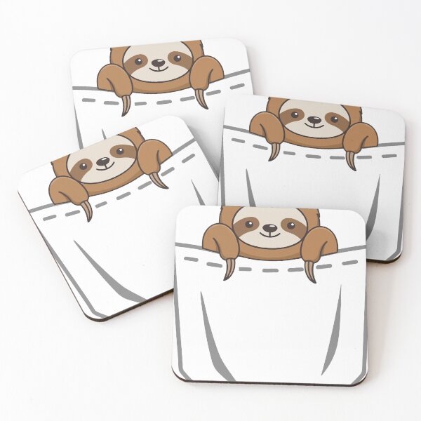 Item preview, Cute Pocket Sloth designed and sold by BobaTeeStore.