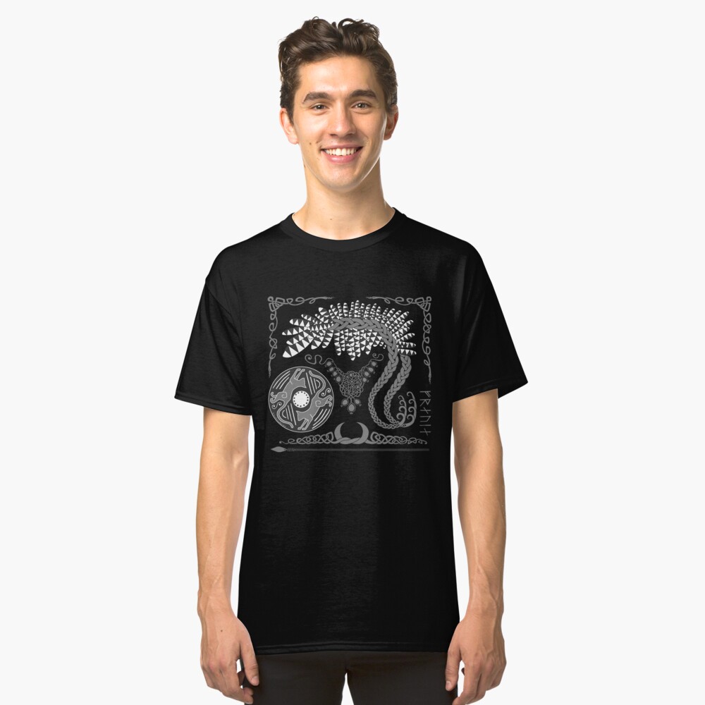 Freyja - Grey Classic T-Shirt