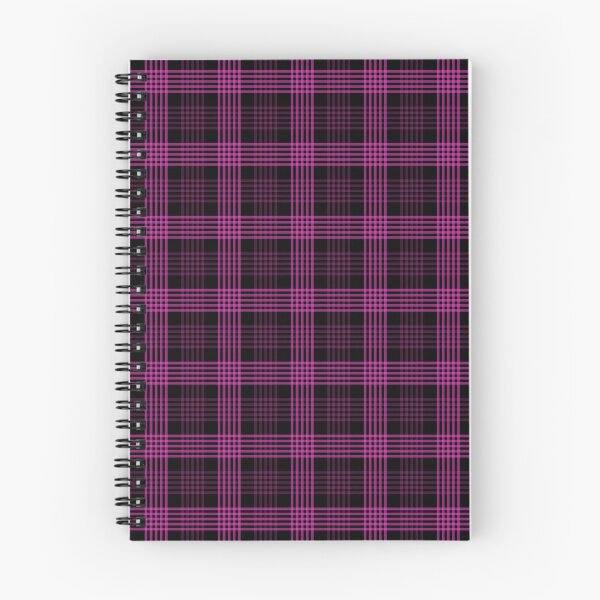 Item preview, Plaid Pattern (pink lines on black) designed and sold by JMParadis.