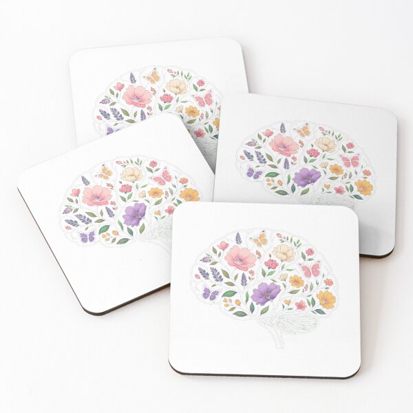 Item preview, Floral Brain Awareness designed and sold by Ahmed Nedji.