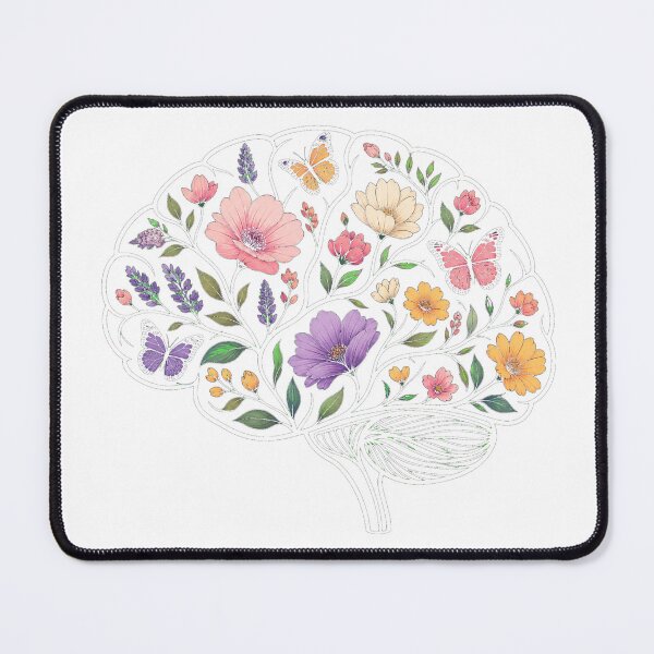Item preview, Floral Brain Awareness designed and sold by Ahmed Nedji.