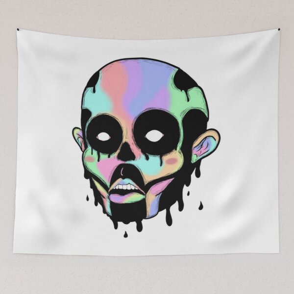 Item preview, Melting Skull (No Cross) scary designed and sold by rogersweArt.